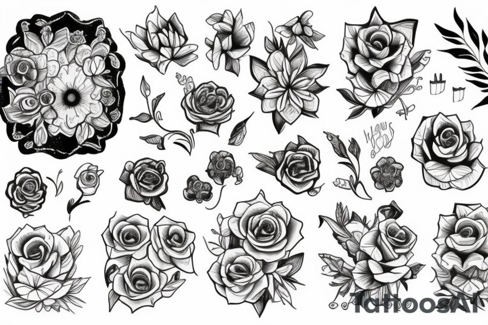 Flowerpot tattoo idea