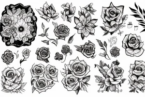 Flowerpot tattoo idea
