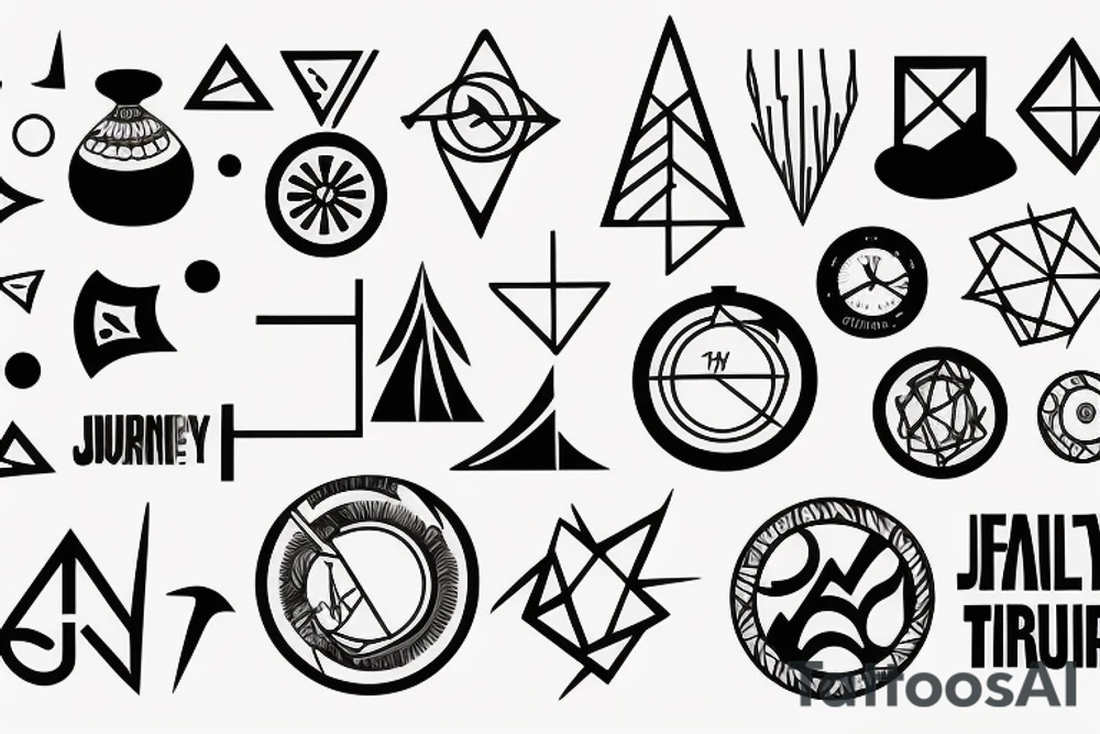 Journeyman uncertain future small tattoo idea