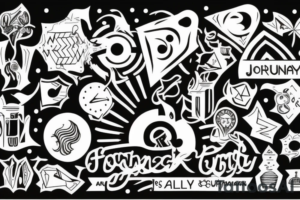 Journeyman uncertain future small tattoo idea