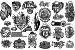 Polish heritage for men tattoo idea