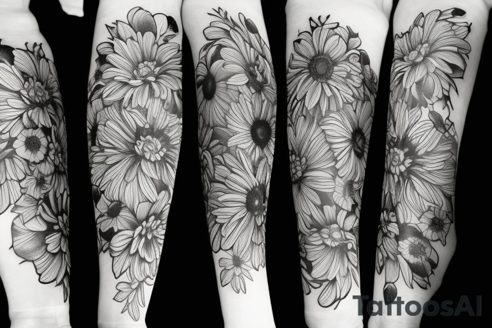 Rose
Chrysanthemum
Cosmos
Violet
all in bouquet tattoo idea Rose
Chrysanthemum
Cosmos
Violet
all in bouquet tattoo idea