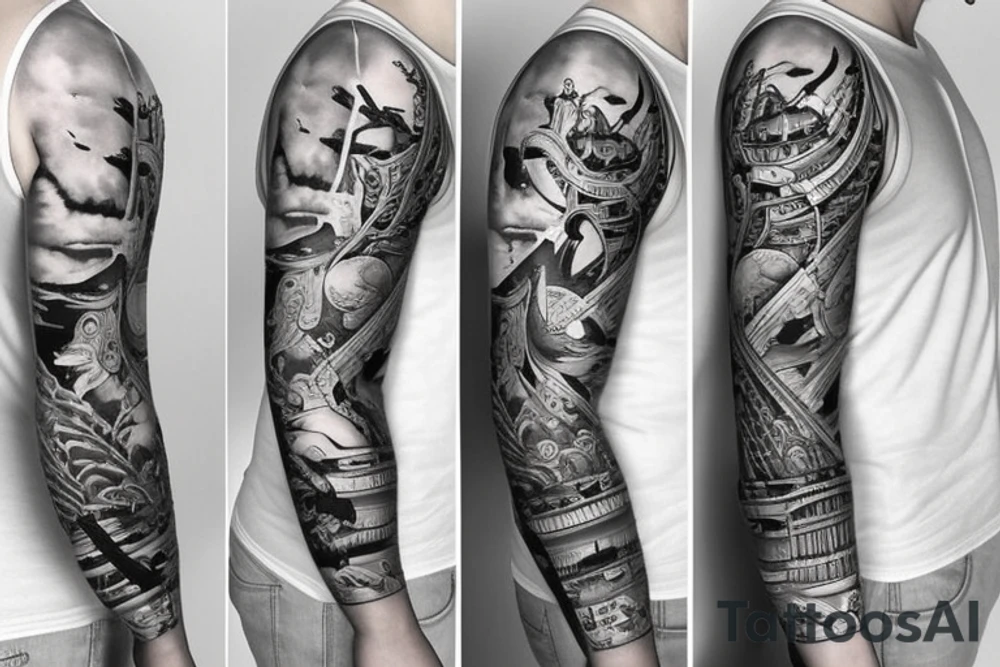 Full sleeve tattoo idea