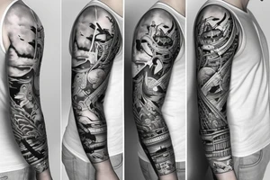 Full sleeve tattoo idea