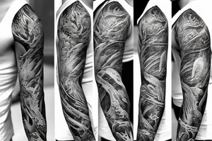 Full sleeve tattoo idea