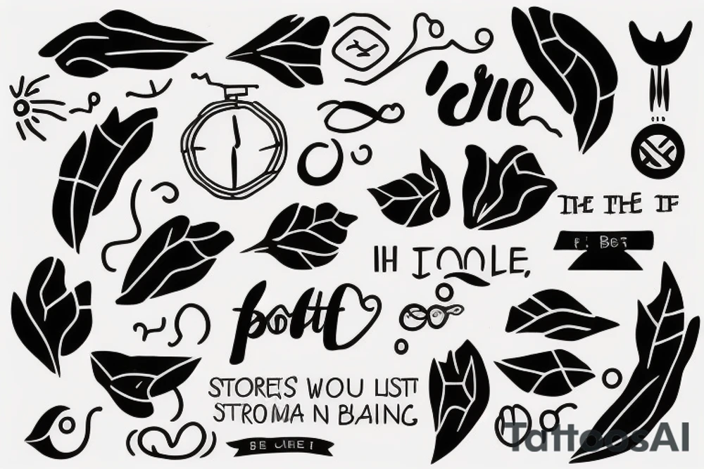 a line that represents that the best part of the story is yet to be written tattoo idea