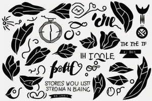 a line that represents that the best part of the story is yet to be written tattoo idea