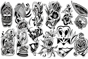 Aesthetic summer tattoo idea