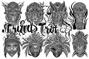IN GOD I 
trust 


But trust looks like Jrustj tattoo idea