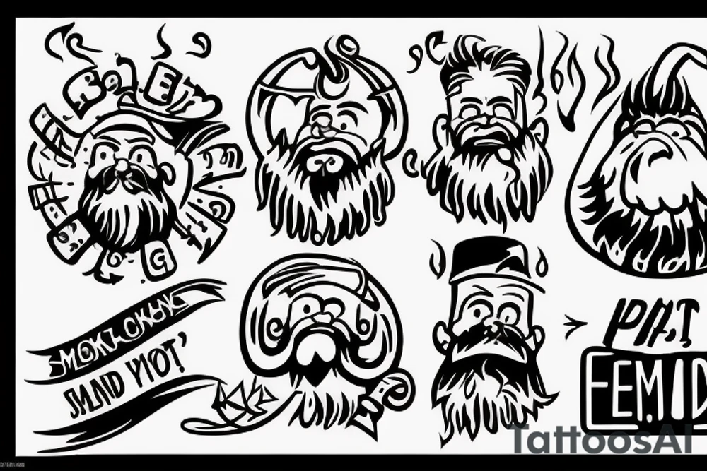 A man with a beard was tied around a log. It’s smoke and smog around. It’s a death penalty, he is gonna be punished by burning alive for believing the Earth is round. Religious crowd is happy, loud and drunk. tattoo idea