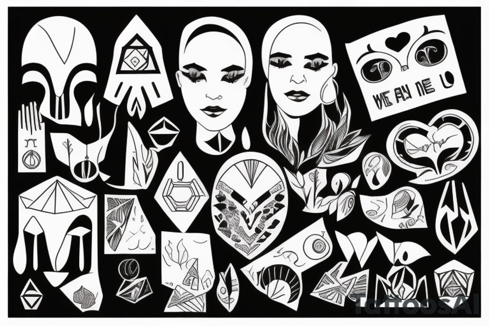 No one will ever know the violence it took to become this gentle tattoo idea