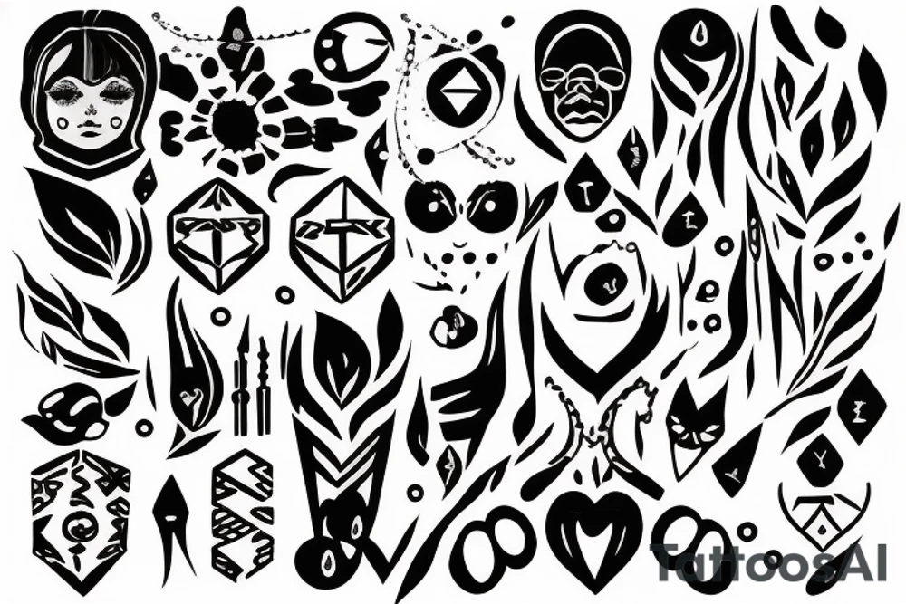 No one will ever know the violence it took to become this gentle tattoo idea