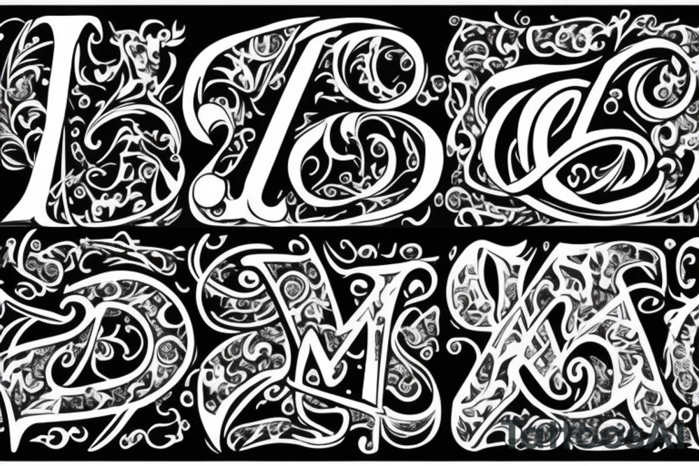 A capital letter A with these dates next to it 12/4/98 24/9/00 4/4/15 tattoo idea