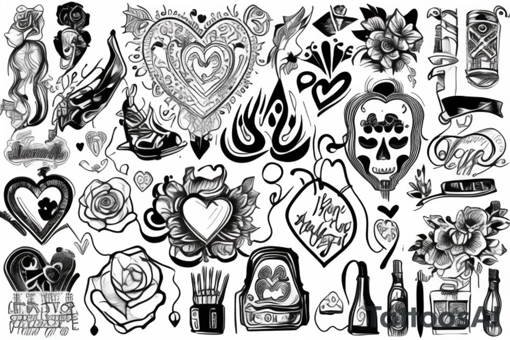 man with an open heart tattoo idea