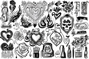 man with an open heart tattoo idea
