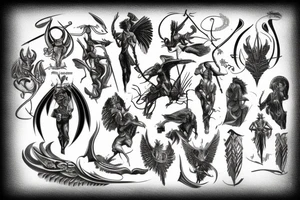 Old Mythologie tattoo idea