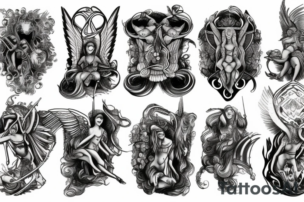 Old Mythologie tattoo idea