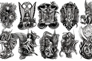 Old Mythologie tattoo idea
