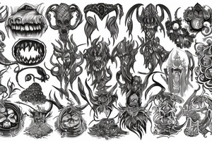 Old gods tattoo idea