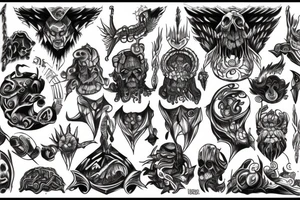 Old gods tattoo idea