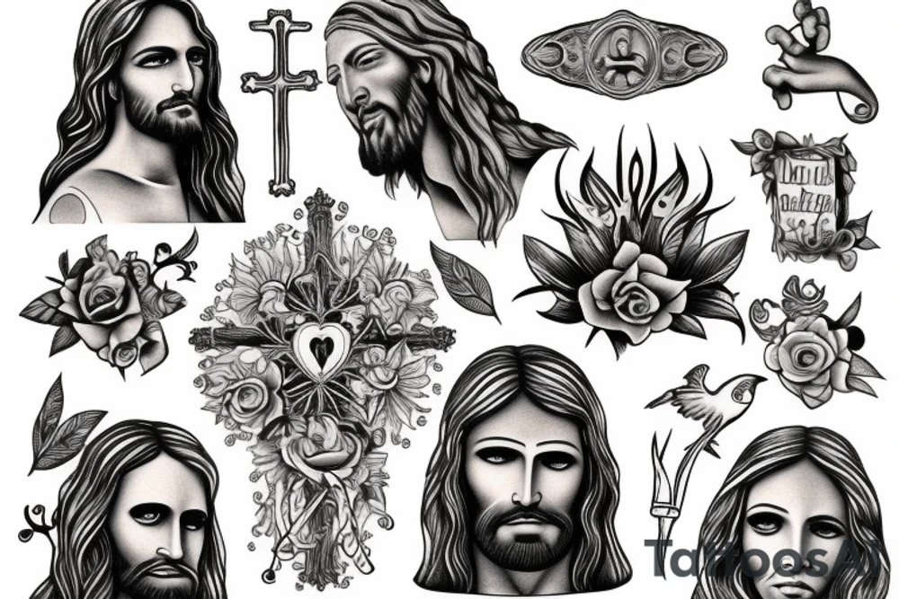 Jesus tattoo idea
