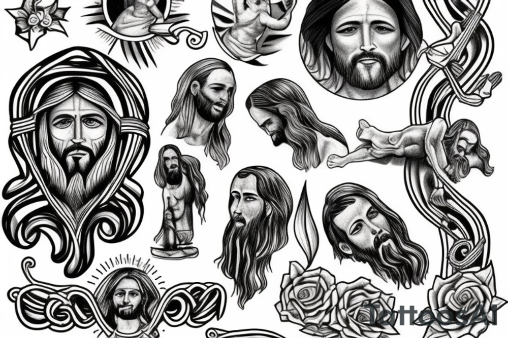 Jesus tattoo idea