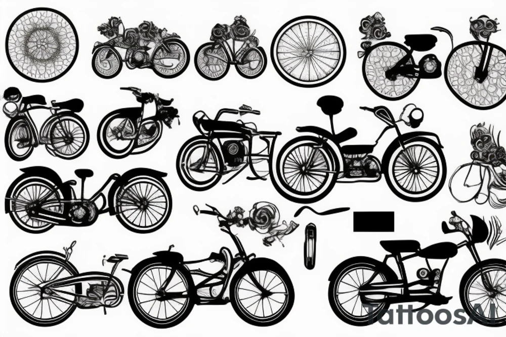 Bike, photography tattoo idea