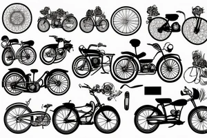 Bike, photography tattoo idea