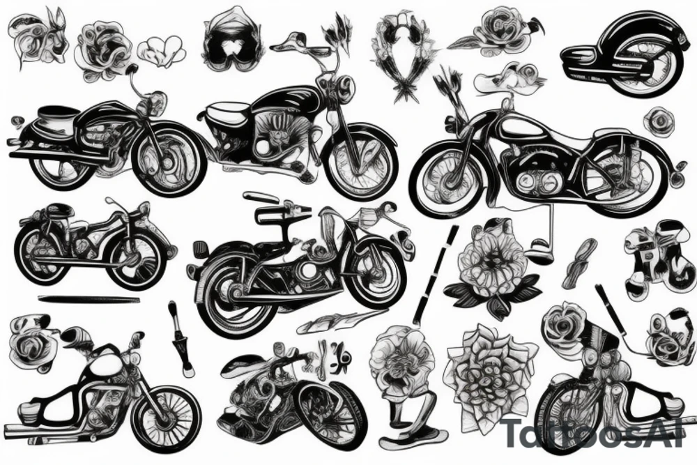 Bike, photography tattoo idea