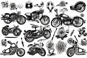 Bike, photography tattoo idea