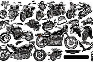 Motorcycle, photography tattoo idea