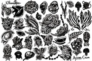 creation of adam tattoo idea