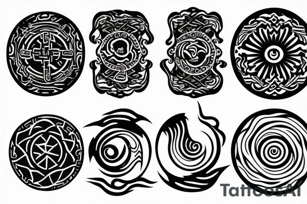 yin and yang tattoo idea