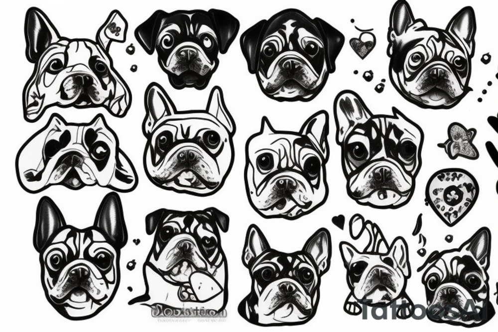 Butter dog tattoo idea