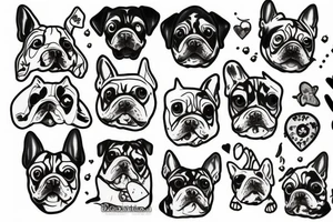 Butter dog tattoo idea