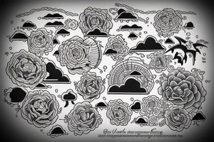 Stormy weather on my (male) mind. tattoo idea