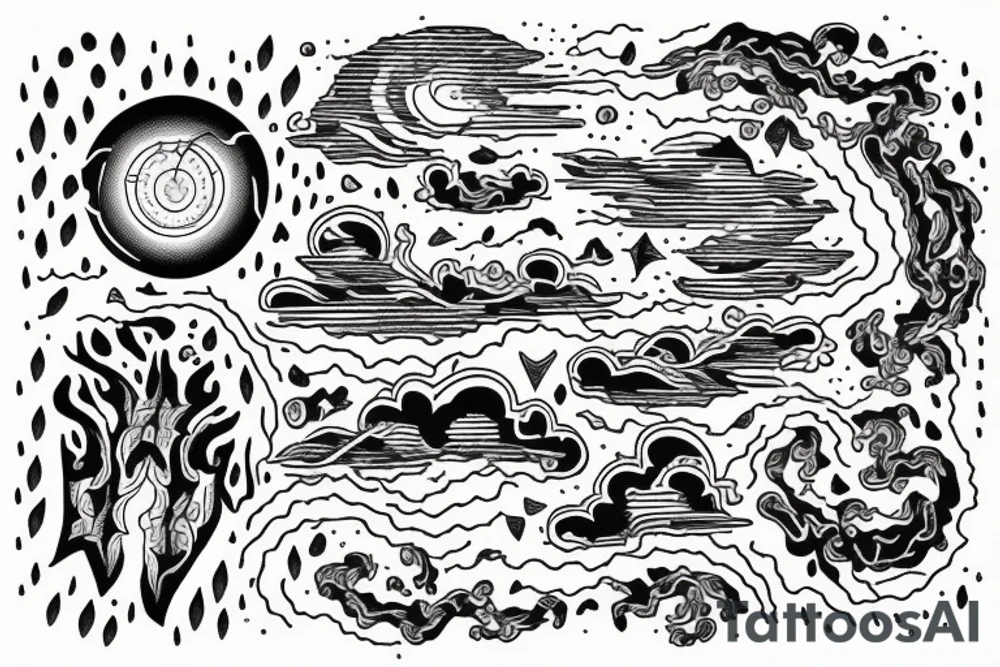 Stormy weather on my (male) mind. tattoo idea