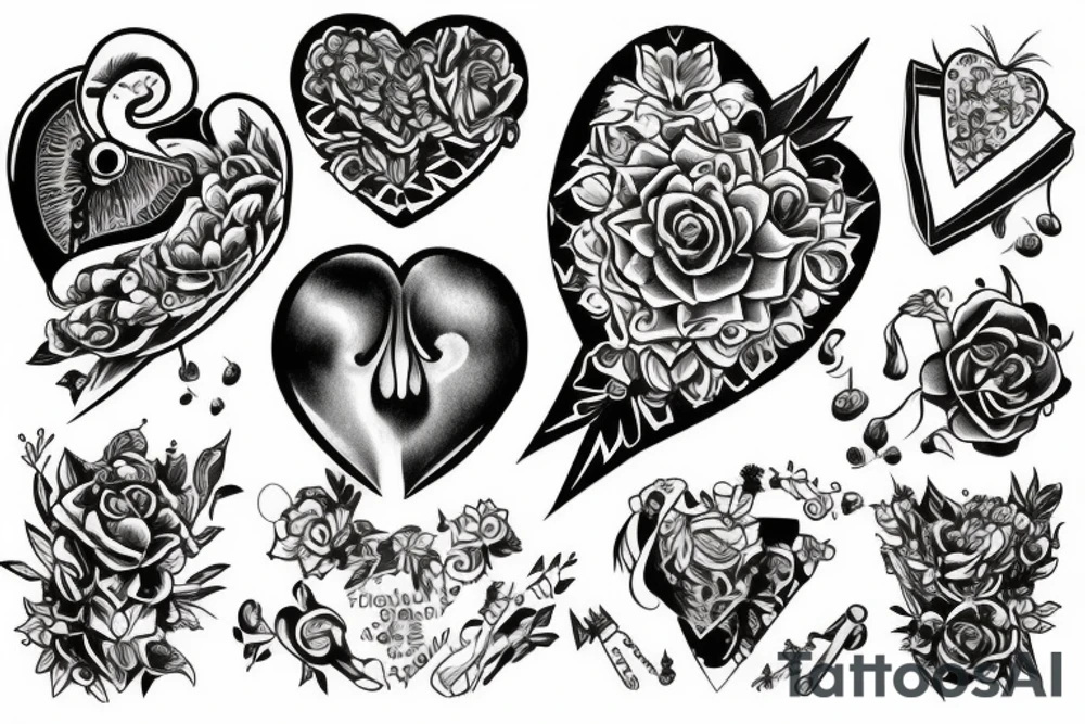 Simon heart Edwina tattoo idea