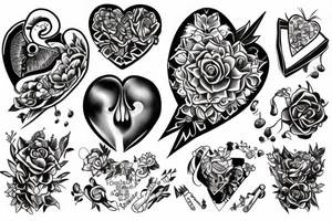 Simon heart Edwina tattoo idea