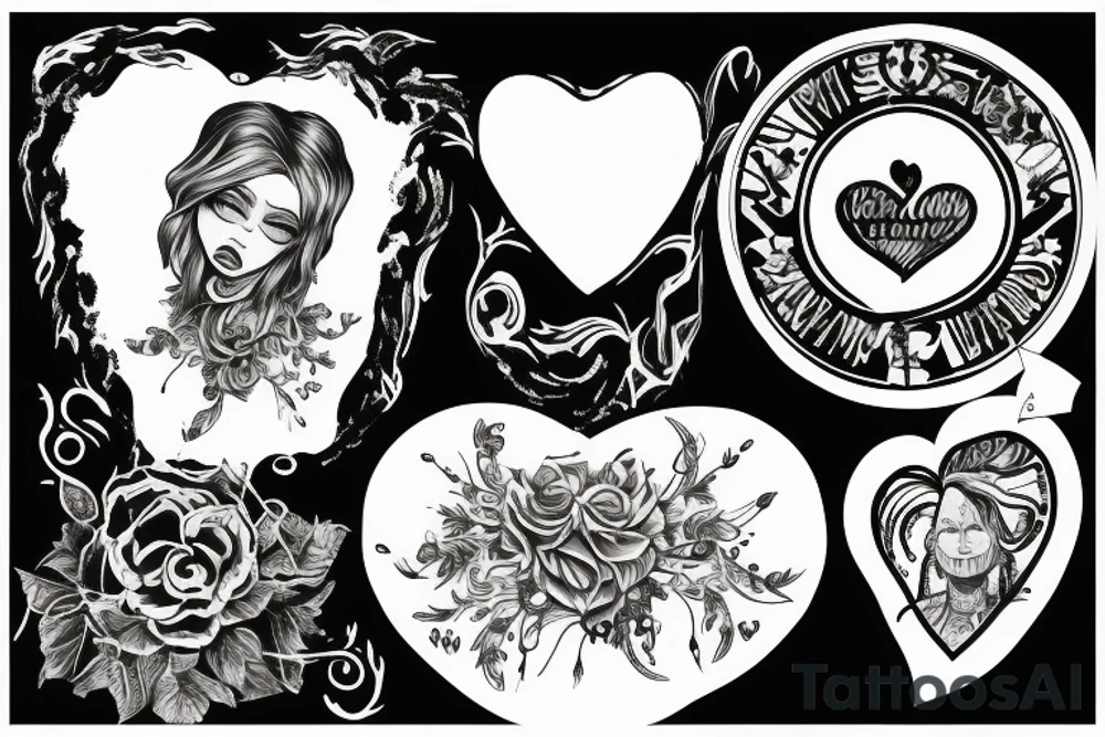 Simon heart Edwina tattoo idea