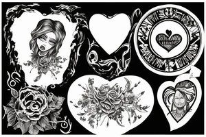 Simon heart Edwina tattoo idea