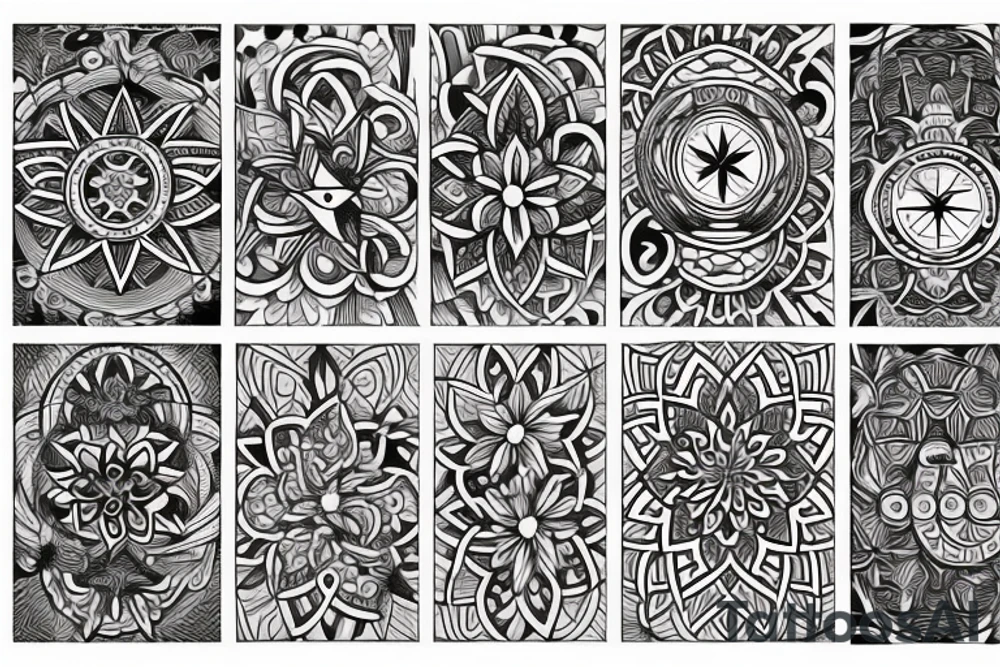 Compass tattoo idea