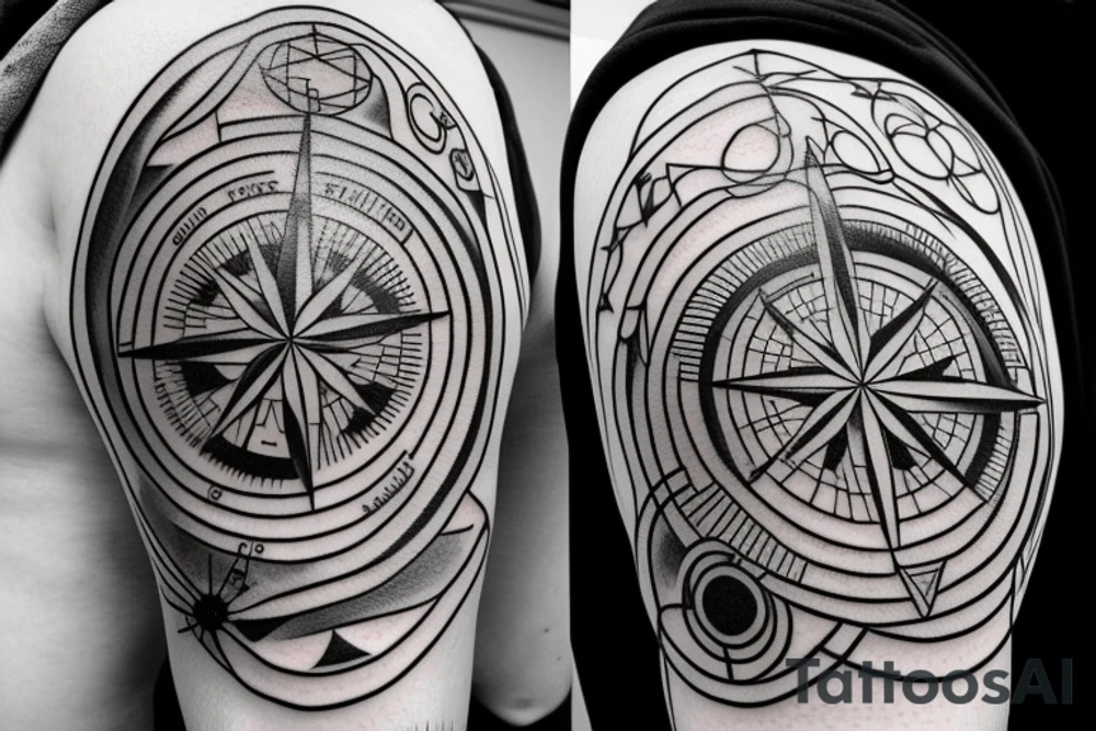 Compass tattoo idea