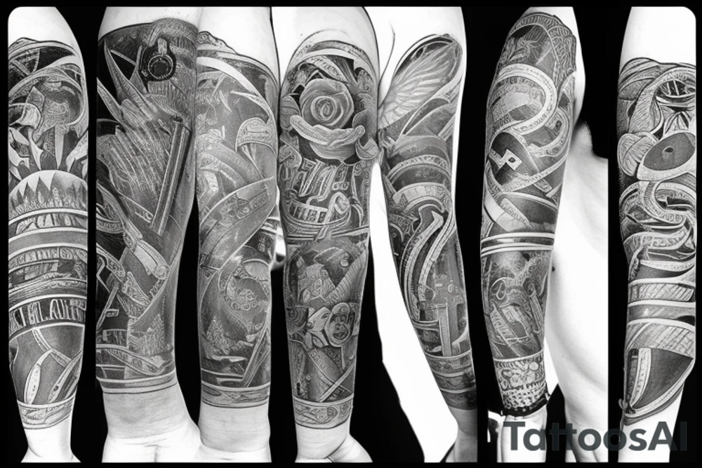Plane cards tattoo idea