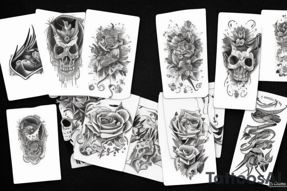 Cards tattoo idea