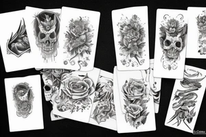 Cards tattoo idea