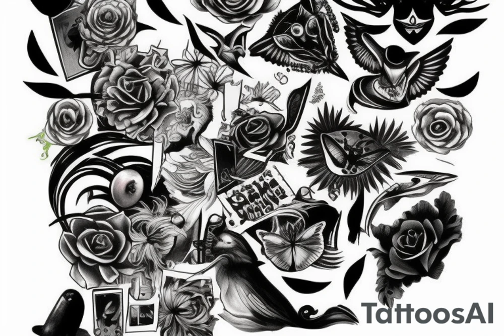 Cards tattoo idea