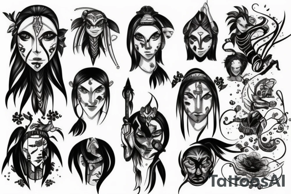 avatar theme tattoo idea