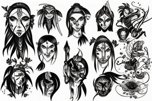 avatar theme tattoo idea