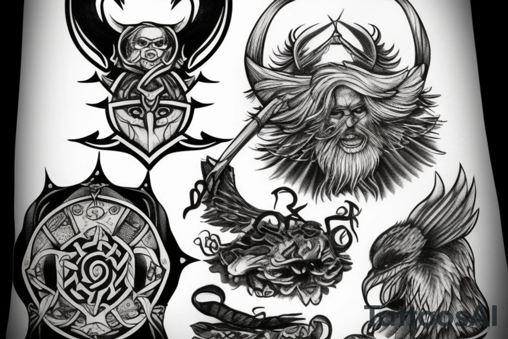 odin tattoo idea